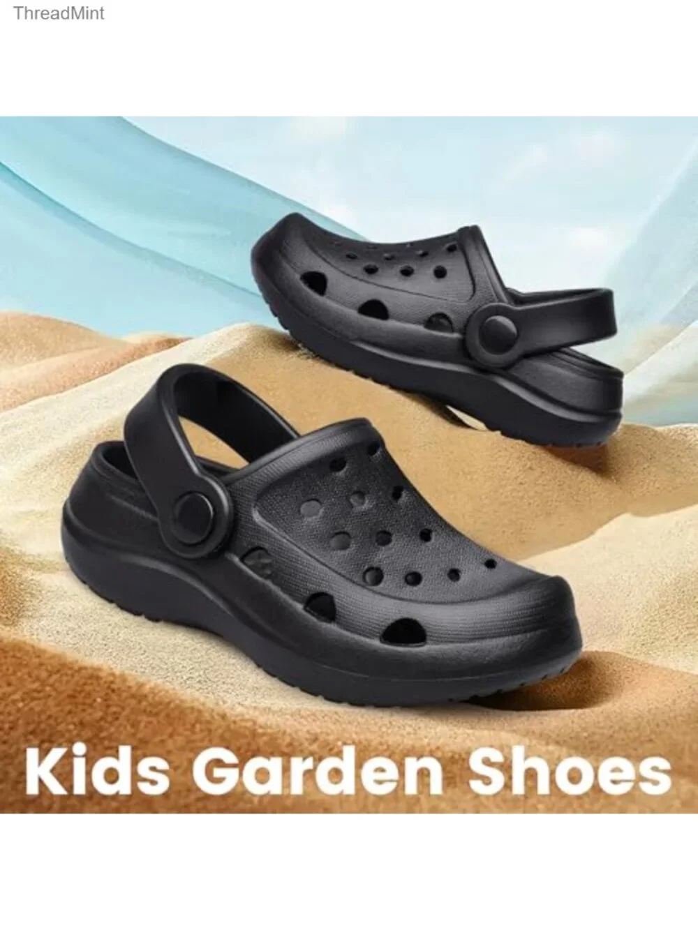 Kids Unisex Clogs Garden Shoes Cartoon Slides Sandals Toddler Little Big Kids